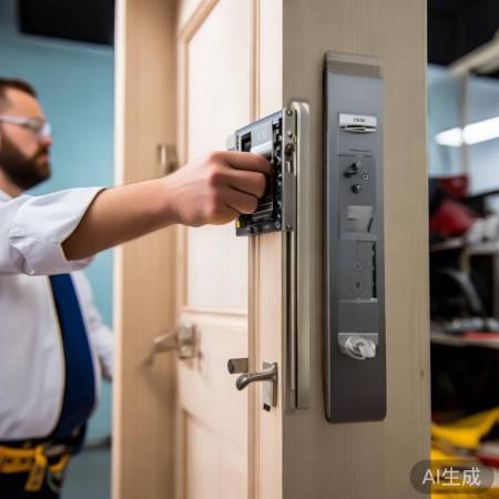 指纹锁安装不复杂，建议找专业师