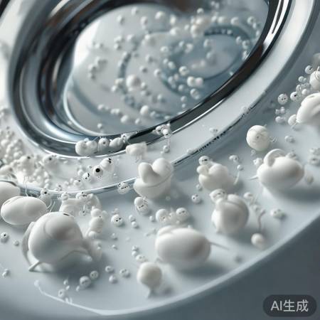 洗衣机外壳惊现白虫,搞笑场景。