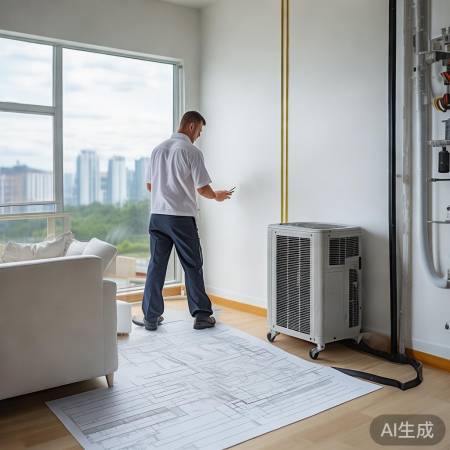 客厅装修中央空调安装难度解析