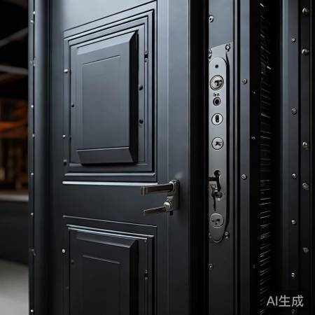 防盗门黑色款：美观与安全的完美结合