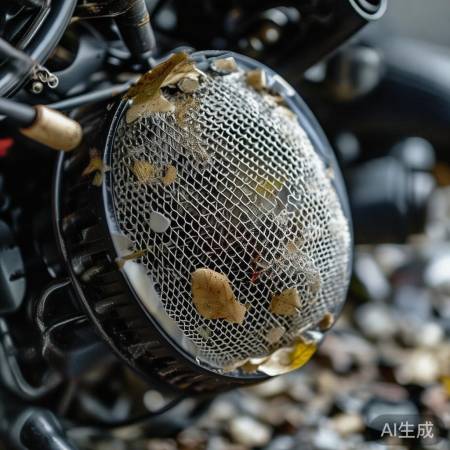 异物卡滤清器 异响