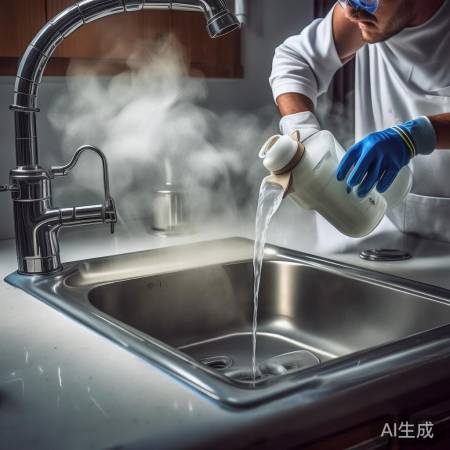 白醋热水疏通下水道