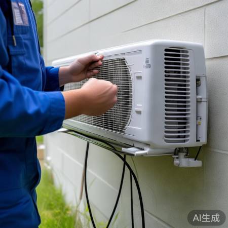 检查空调外机电源线